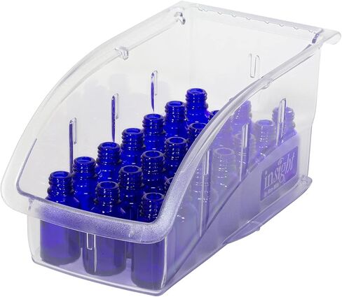 Akro-Mils 305B1 Insight Ultra-Clear Hanging and Stacking Plastic Storage Bin 10-7/8-Inch x 5-1/2-Inch x 5-1/4-Inch, Clear 12-Pack in Kuwait