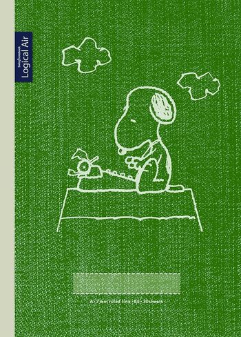 Nakabayashi Logical Air Lightweight Notebook, B5, A Ruled, Pack of 5, Snoopy No S-120A-5P in Kuwait