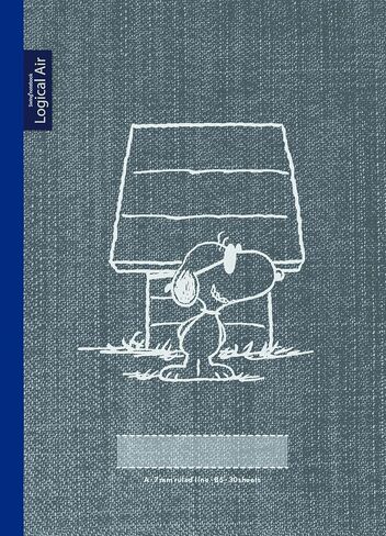 Nakabayashi Logical Air Lightweight Notebook, B5, A Ruled, Pack of 5, Snoopy No S-120A-5P in Kuwait