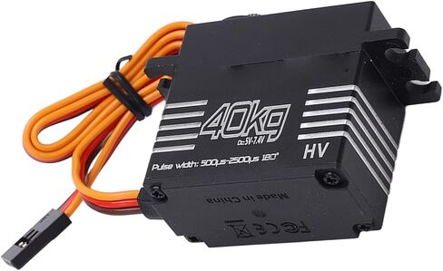 RC أجهزة رقمية، عالية 40 كجم محرك تروس معدني مؤازر سرعة عالية 180 درجة زاوية دوران مضادة للتدخل كبيرة لسيارة RC 1/8 1/10 in Kuwait