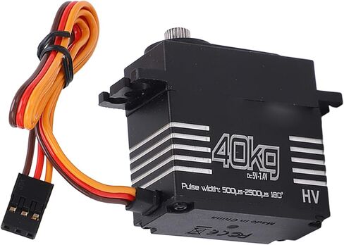 RC أجهزة رقمية، عالية 40 كجم محرك تروس معدني مؤازر سرعة عالية 180 درجة زاوية دوران مضادة للتدخل كبيرة لسيارة RC 1/8 1/10 in Kuwait