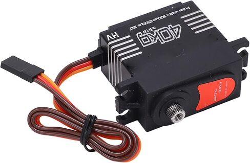 RC أجهزة رقمية، عالية 40 كجم محرك تروس معدني مؤازر سرعة عالية 180 درجة زاوية دوران مضادة للتدخل كبيرة لسيارة RC 1/8 1/10 in Kuwait