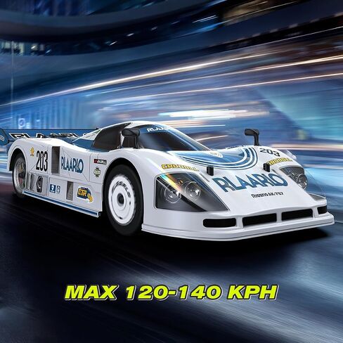 AMORIL 1/10 AK-787 Fast Brushless RC Cars for Adults,Max 75mph Hobby Electric On-Road RTR with 3650 4300KV Brushless Motor,60A Independent ESC,Remote Control Car for Boys,White in Saudi Arabia