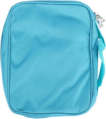 God's Promises | Sequin Cute Teal Bible Covers for Teen Girls | Book Case for Kids | Girls Bible Bag with Ribbon Bookmark Pen Loop Organizer Pockets (8.87 X 6.25 X 1.87 Inches) in Saudi Arabia