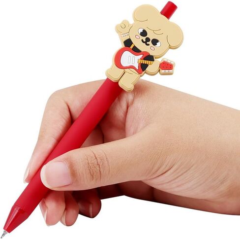 4Pcs Straykids Pen Skzoo Skz Black Ink Gel Pens Writing Pens kpop Merch Stray kids Fans Gifts Set(Puppym) in Saudi Arabia