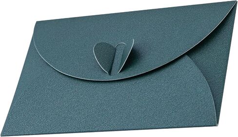 20 Pcs Gift Card Envelopes with Heart Shaped Clasp, Cute Mini Envelopes (3.9 x 2.7 inch) Perfect for Gift Cards, Love Letters, Wedding Greeting Party, Parties and Favors, PINK in Kuwait
