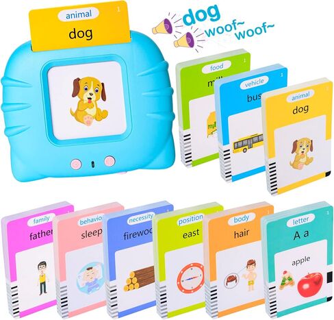 510 Talking Flash Cards for Kids 2-4 - Pocket Speech Therapy Toys for Autism, Montessori Learning in Kuwait
