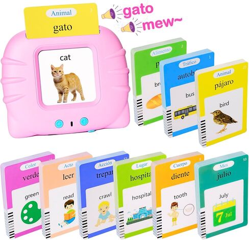 510 Talking Flash Cards for Kids 2-4 - Pocket Speech Therapy Toys for Autism, Montessori Learning in Kuwait