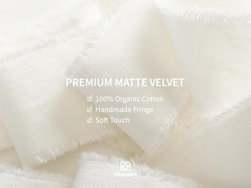 شريط مخملي أحمر من Vitalizart مقاس 1-1/2 بوصة مصنوع يدويًا من نسيج مهترئ لإكليل عيد الميلاد وزخارف حرفية وتغليف الهدايا وديكور كريمي 3 لفات 6 ياردة شريط قطني عنابي in Kuwait