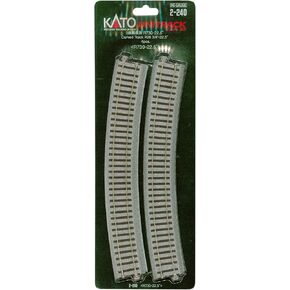 Kato USA Inc. HO 730mm 28-3/4 Radius Curve 22.5-Degree 4 KAT2240 HO Track