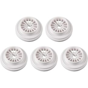 RLECS 5PCS 43x17mm Home Sewing Machine Equipment Accessories White Sewing Bobbin Cap Plastic Bobbin Needle Cap Compatible with 2000 4000 5000 6000 9000 Series Shengjia Sewing Machines