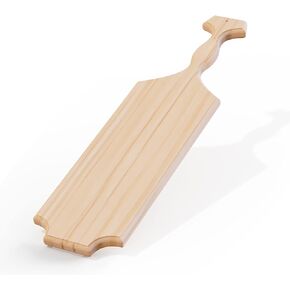 BATTIFE Sorority Paddle 18 Inch Unfinished Pine Wooden Greek Fraternity Paddle - Solid Wood Paddles