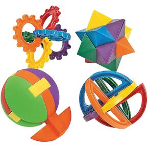 Fun Express Plastic Balls Puzzle (1 Dozen)