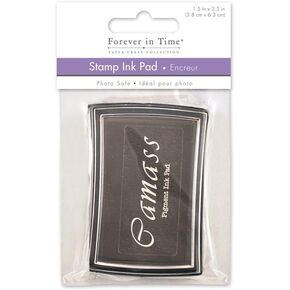 Forever in Time RS210C Stamp Ink Pad 1.5inx2.5in, Black Pigment