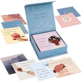 RYVE Positive Affirmations Cards for Women - 52 Mindfulness Cards with Affirmations and Inspirational Quotes - Motivational Cards, Meditation Cards, Inspirational Cards, Daily Affirmation Cards