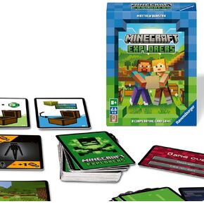 Ravensburger 21580 Minecraft Explorers - Cooperative Card Game for 2-4 People Ages 8 and up