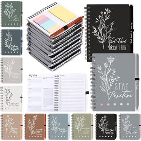 Employee Appreciation Gifts Bulk A6 Inspirational Journal with Motivational Ballpoint Pen Thank You Notebook Gifts for Back to School Student Teacher Coworker