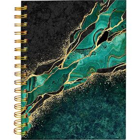 iampanda Spiral Journal Notebook,Strong TwinWire Binding with Premium Paper for Girl Women,Fashion Luxury 60 Sheets A5 College Ruled NotebookJournal,Perfect for School Office Home Gifts,Pink