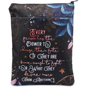 BWWKTOP Caraval Novel Book Sleeve Stephanie Book Fans Gifts Every Person Has The Power To Change Their Fate Book Cover Book Protector (Every Person)