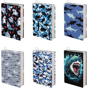 Horse Book Covers for Hardcover 6 Pack Book Sleeve Aztec Horse Westen Adult Book Lovers Book Protective Case 9x11 Inch Stretchable Washable Book Sox Stretchable Book Covers