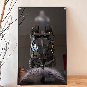 iLuane Display Wallboard for Lego DC Batman Batmobile Tumbler 76240، لوحة حائط للمقتنيات للبالغين، رائعة لمحبي Lego (لوحة الحائط للعرض فقط)