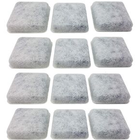 GoldTone Brand Charcoal Water Filter Replacement Compatible with PETMATE Replendish & Mason Pet Fountains (12 Pack) (12 Water Filters) (12 Water Filters)