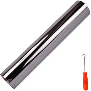ORACAL 351 Silver Mirror Chrome Vinyl Including Stainless Steel Weeding Tool (15ft x 12")