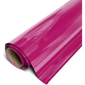 Siser EasyWeed Heat Transfer Vinyl 11.8" x 2FT Roll - Compatible with Siser Romeo/Juliet & Other Professional or Craft Cutters - Layerable - CPSIA Certified (Pink - HEX #BB466F)