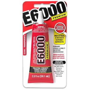Eclectic E6000 Premium Clear Adhesive With Nozzle Tip-2oz