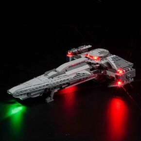 LED Light Kit Compatible with Lego 75383 Darth Maul's Sith Infiltrator - No Models Only Light, Creative Lighting Set Accessories Compatible with LegoDarth Maul's Sith Infiltrator 75383 Set