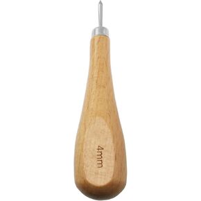 yyangz Leather Sewing Rhombus 4mm Leather DIY Rhombus Diamond Drill Reamer Hand Sewing Tools Beech Rhombus Leather Crafts Sewing Awl Set