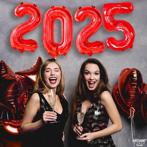 KatchOn, Black 2024 Balloons Number - 16 Inch, New Years Balloons | Black 2024 Balloon Numbers for Happy New Years Decorations 2024 | Black 2024 Foil Balloons for New Years Eve Party Supplies 2024 in Kuwait