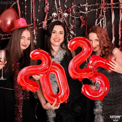 KatchOn, Black 2024 Balloons Number - 16 Inch, New Years Balloons | Black 2024 Balloon Numbers for Happy New Years Decorations 2024 | Black 2024 Foil Balloons for New Years Eve Party Supplies 2024 in Kuwait