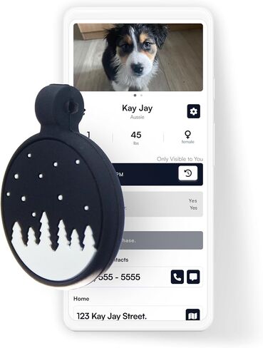 Scout Tag's Rocket Tag | QR Code Silicone Pet ID Dog/Cat Tag. Instant Profile Access and Scan Alerts, Small in Saudi Arabia