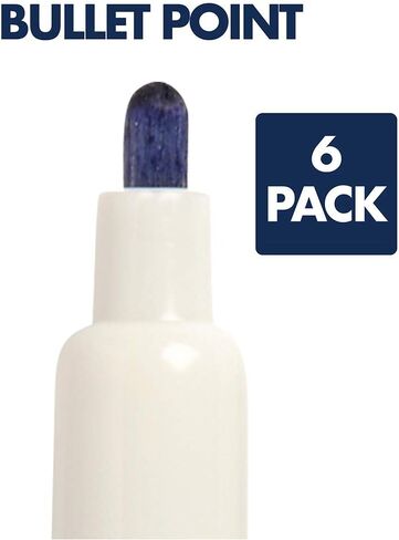 Quartet Classic Screamers Color Dry-Erase Marker, Bullet Point, 6-Marker Set, Assorted Colors (51-659552Q) in Saudi Arabia