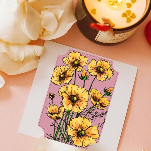 11.7 x 8.3in Clear Stamps Flower Silicone Stamp Creative DIY Crafting Tool with High Definition Flower Rubber Stamps for Card Making Decoration and DIY Scrapbooking in Saudi Arabia