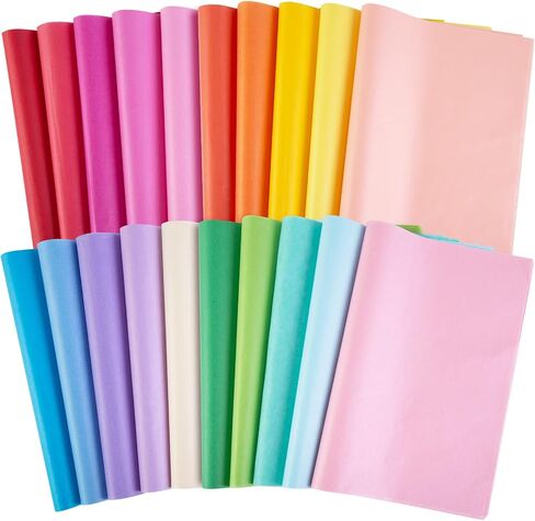 Koogel 330 Sheets Orange Tissue Paper, Fall Colored Tissue Paper Bulk 14 x 10 Inch Gift Wrapping Paper for DIY Crafts Thanksgiving Autumn Gift in Kuwait