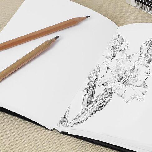 كتاب رسم احترافي للسفر مقاس 6 × 4 بوصة أبيض 74 رطل أسود 80 ورقة، كتاب رسم، دفتر رسم، لوحة رسم، لوحة رسم، ورق رسم، كتاب فني، كتاب رسم، ورق فني، دفتر رسم للرسم in Kuwait