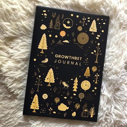 GrowthBet Bullet Journal – Transform Your Goals into Reality | Handmade, Undated, Multi-Sectioned | Perfect for Productivity, Self-Growth & Wellness in Saudi Arabia