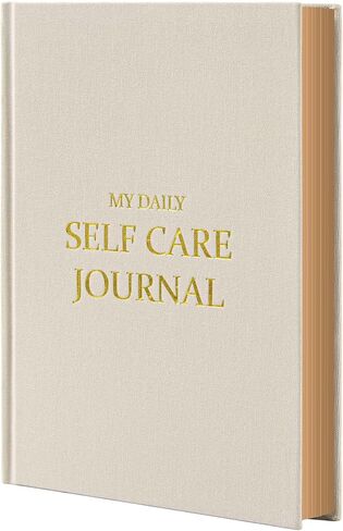 Self-Care Journal Book, Gratitude Journal, Happiness A5 Notebook Fabric Book Planner, A Daily Diary for Women with Guided Self Reflection Prompts in Saudi Arabia