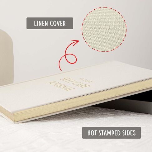 Self-Care Journal Book, Gratitude Journal, Happiness A5 Notebook Fabric Book Planner, A Daily Diary for Women with Guided Self Reflection Prompts in Saudi Arabia