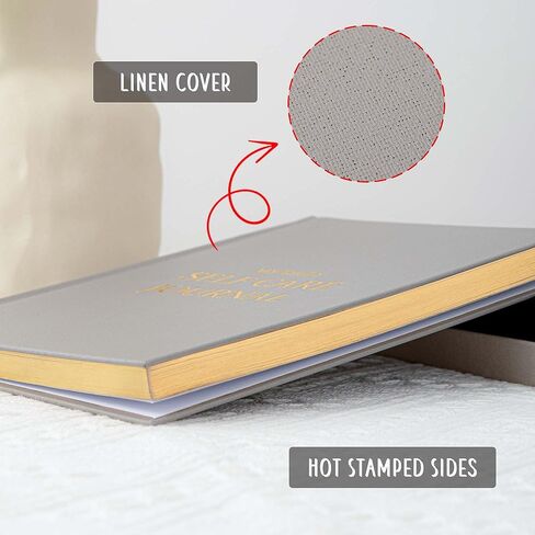 Self-Care Journal Book, Gratitude Journal, Happiness A5 Notebook Fabric Book Planner, A Daily Diary for Women with Guided Self Reflection Prompts in Kuwait