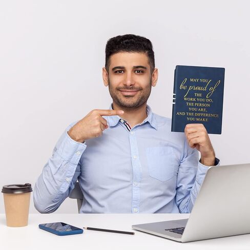 20 Pcs Team Gifts for Employees Appreciation Thank You Gift Bulk A5 Leather Notebook Journal May You Proud of The Work You Do Journals Gifts for Teacher Coworker Medical Assistant Secretary(Novel) in Kuwait
