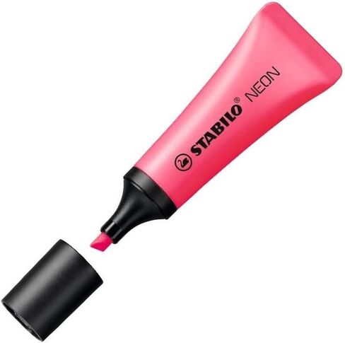 Highlighter - STABILO NEON - Pack of 3 - Yellow, Green, Pink in Saudi Arabia