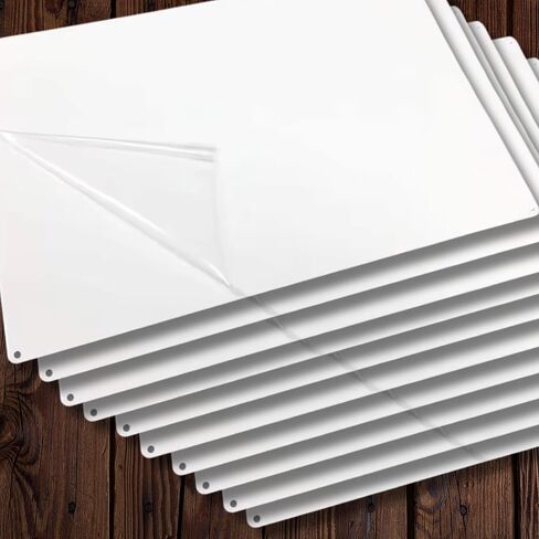 Sublimation Metal Sign Blanks - 12x18 Inch Sublimation Aluminum Signs Blank Plaques, Thicker: 0.025 Inch, Sublimation Photo Blanks (10) in Saudi Arabia