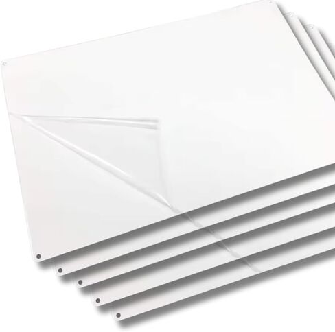 Sublimation Metal Sign Blanks - 12x18 Inch Sublimation Aluminum Signs Blank Plaques, Thicker: 0.025 Inch, Sublimation Photo Blanks (10) in Saudi Arabia