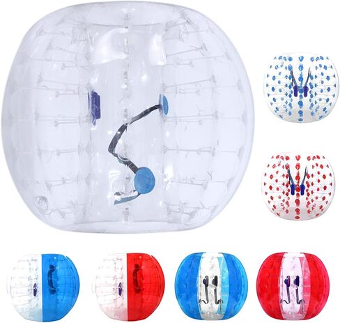 Inflatable Body Bubble Zorb Ball,Inflatable Bumper Soccer Balls for Adults,Inflatable Human Hamster Bubble Ball Dia 4FT/5FT(1.2m/1.5m) in Saudi Arabia