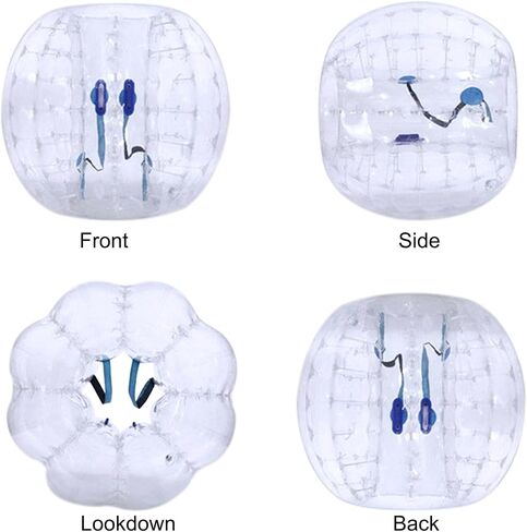 Inflatable Body Bubble Zorb Ball,Inflatable Bumper Soccer Balls for Adults,Inflatable Human Hamster Bubble Ball Dia 4FT/5FT(1.2m/1.5m) in Saudi Arabia