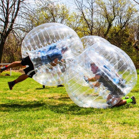 Inflatable Body Bubble Zorb Ball,Inflatable Bumper Soccer Balls for Adults,Inflatable Human Hamster Bubble Ball Dia 4FT/5FT(1.2m/1.5m) in Saudi Arabia