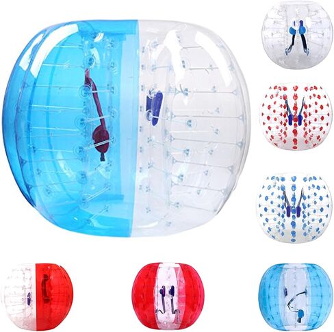 Inflatable Body Bubble Zorb Ball,Inflatable Bumper Soccer Balls for Adults,Inflatable Human Hamster Bubble Ball Dia 4FT/5FT(1.2m/1.5m) in Saudi Arabia